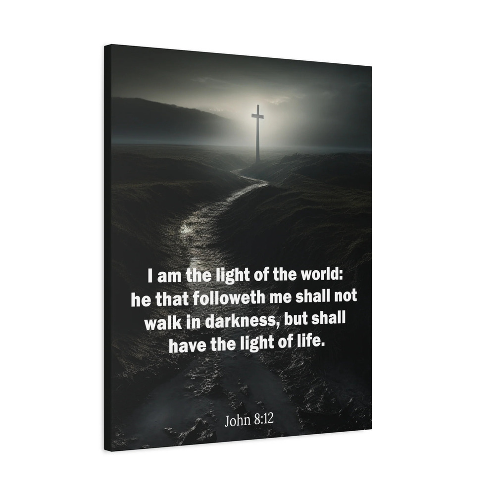 Scripture Walls I Am the Light of the World John 8:12 Print Ready to Hang